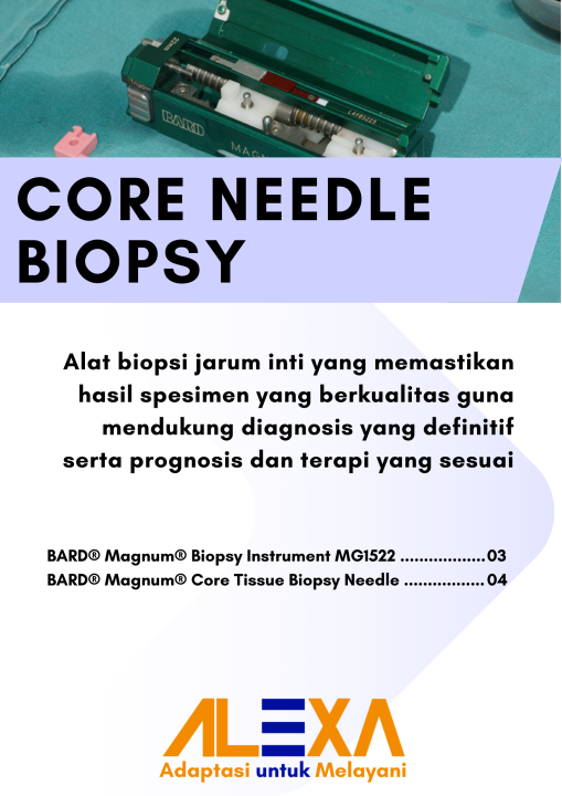 Core Needle Biopsy (Biopsy Jarum Inti)