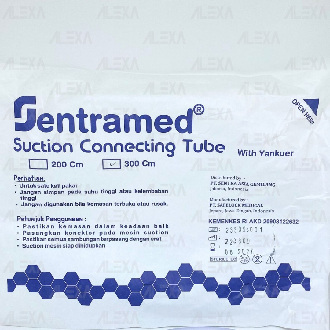 SENTRAMED Suction Connecting Tube with Yankauer