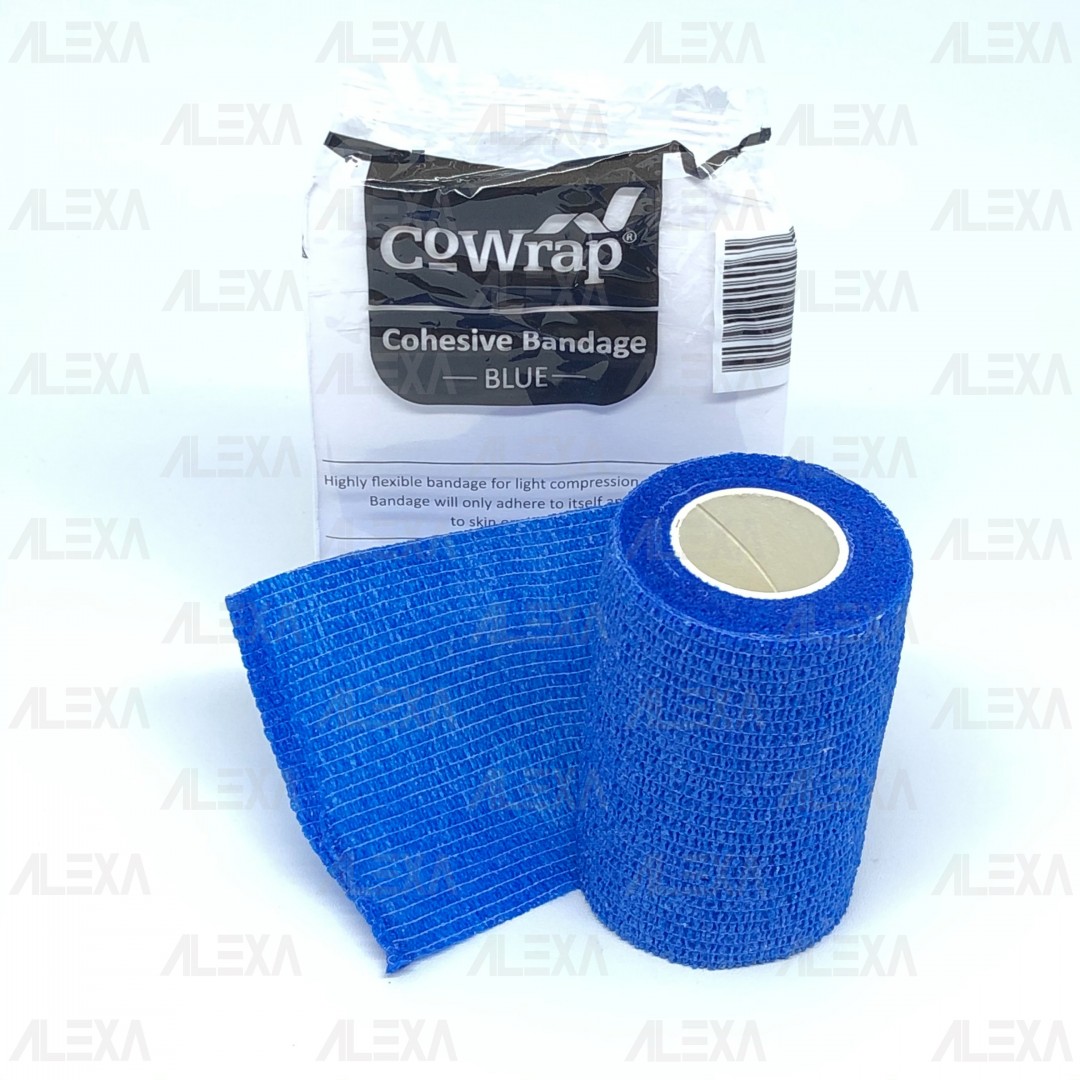 COWRAP® Cohesive Bandage (Blue)