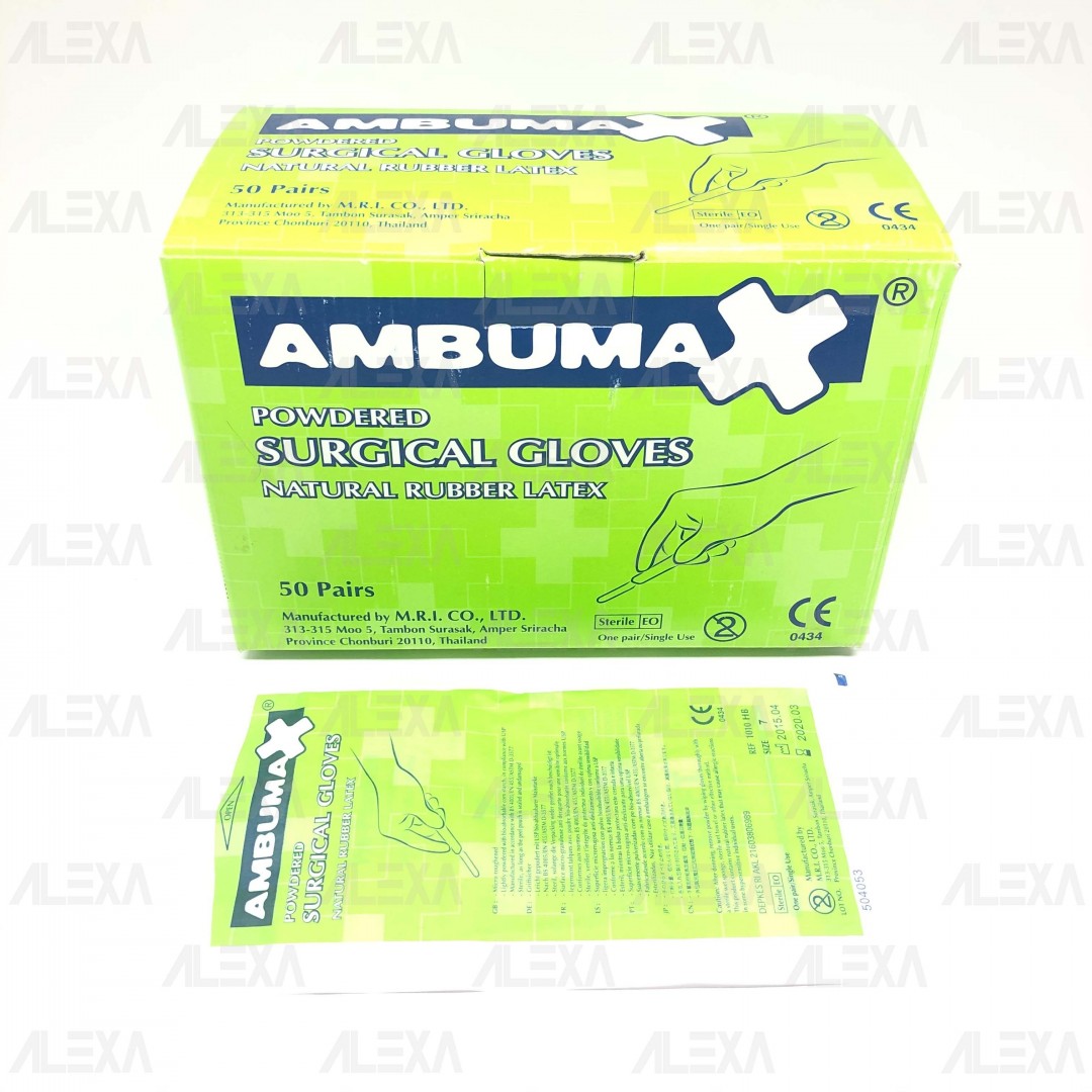 AMBUMAX EC Latex Surgical Gloves (Powdered)