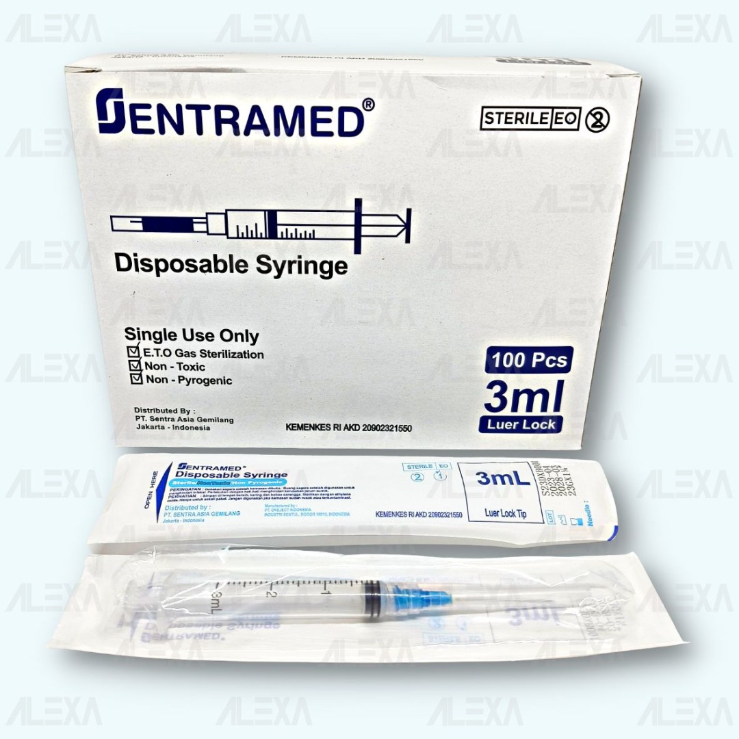 SENTRAMED Disposable Syringe with Needle