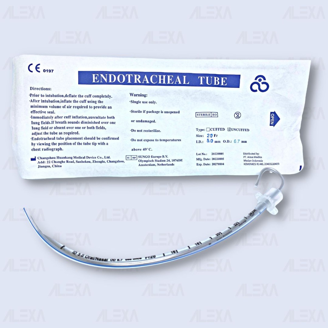 Huankang Endotracheal Tube (Uncuffed)