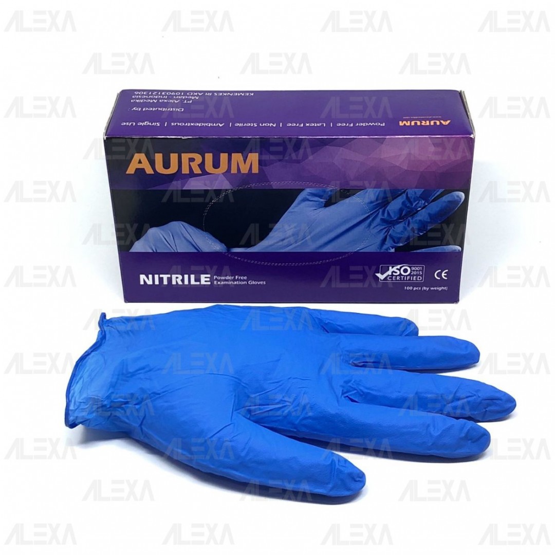 AURUM Powder-Free Nitrile Examination Gloves