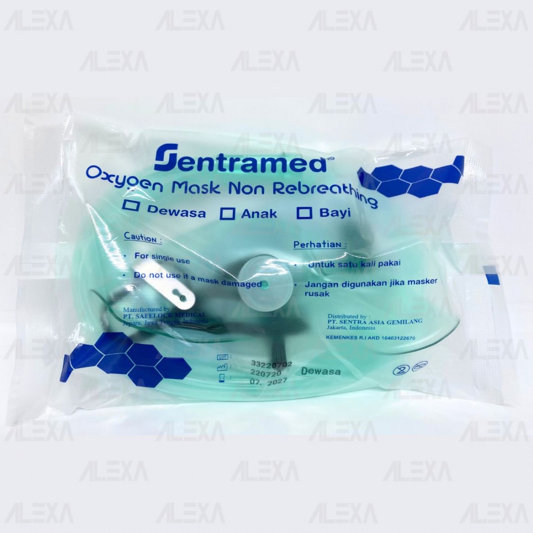 SENTRAMED Oxygen Mask Non-Rebreathing