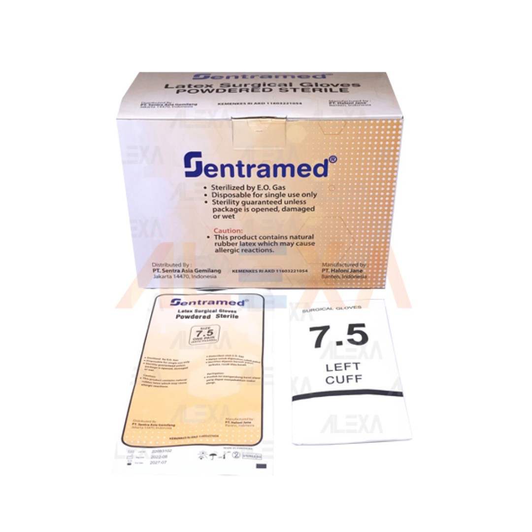 SENTRAMED® Latex Surgical Gloves (Powdered, Sterile)
