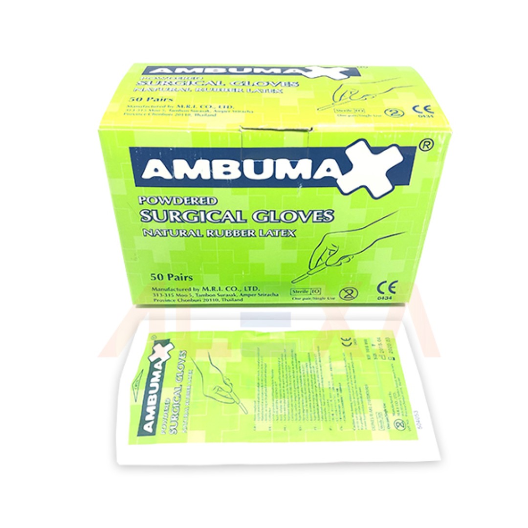AMBUMAX EC Latex Surgical Gloves (Powdered)