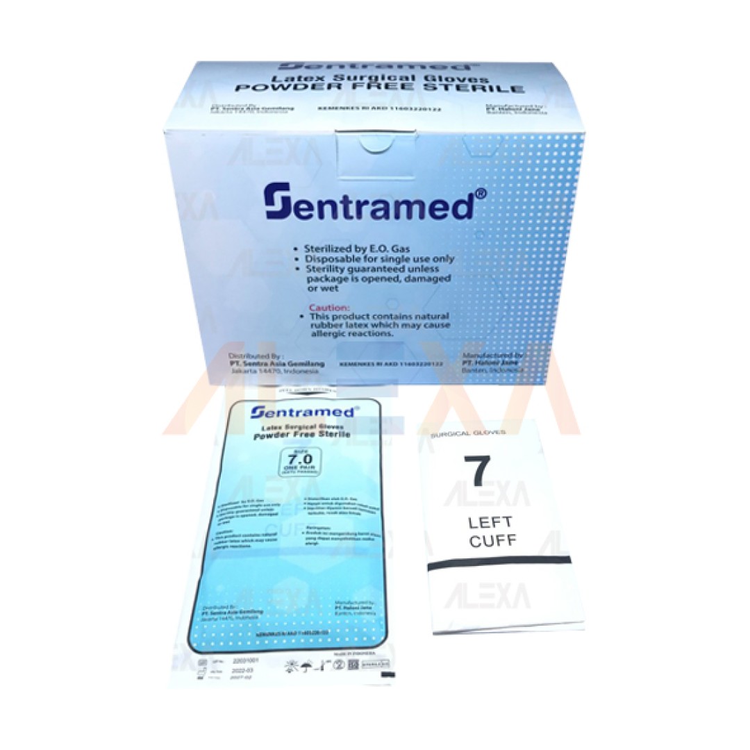 SENTRAMED® Latex Surgical Gloves (Powder Free Sterile)