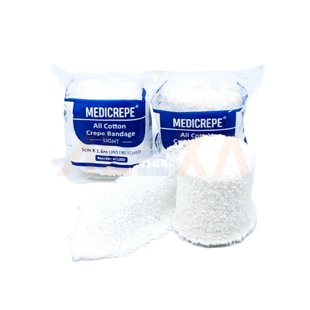 MEDICREPE® ALL COTTON CREPE BANDAGE (LIGHT WEIGHT)