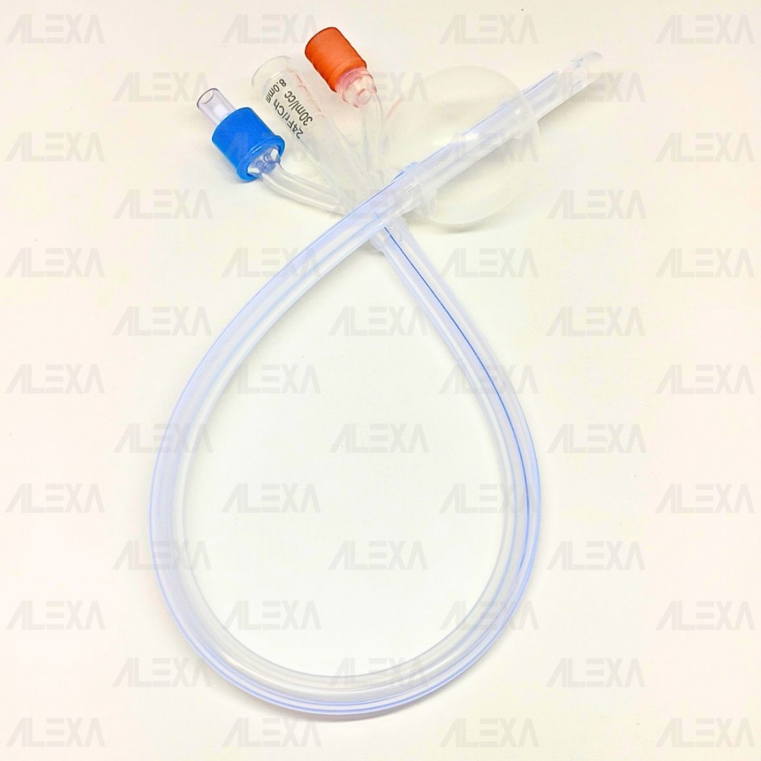 MEDG All-Silicone Foley Catheter 3-Way