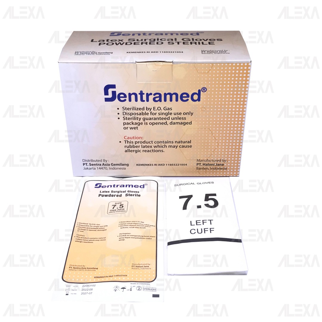 SENTRAMED® Latex Surgical Gloves (Powdered, Sterile)